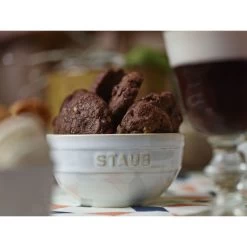 Staub Cuenco 12 Cm, Cerámica, Blanco Marfil -Cocina Comercio 000017366