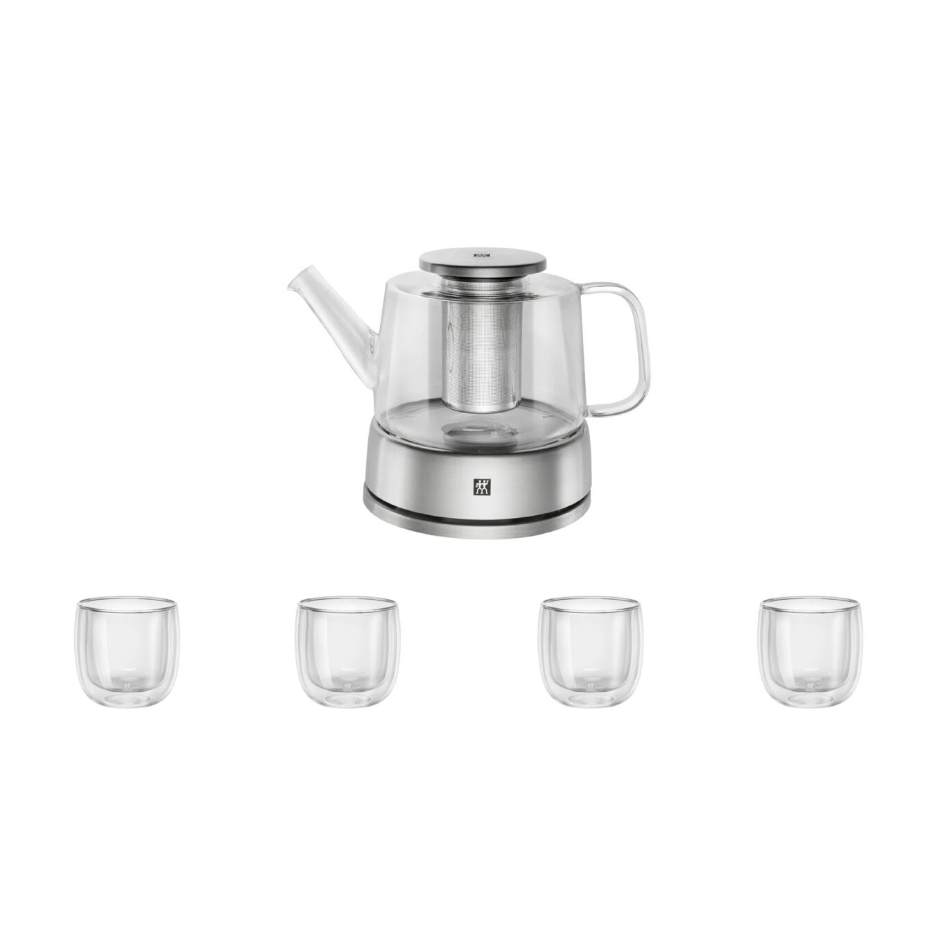 Zwilling Juego De Té De Vidrio Soplado 3 Zwilling Juego De Té De Vidrio Soplado