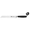 Zwilling Cuchillo Para Pan 20 Cm, Negro -Cocina Comercio 33766200 1 black