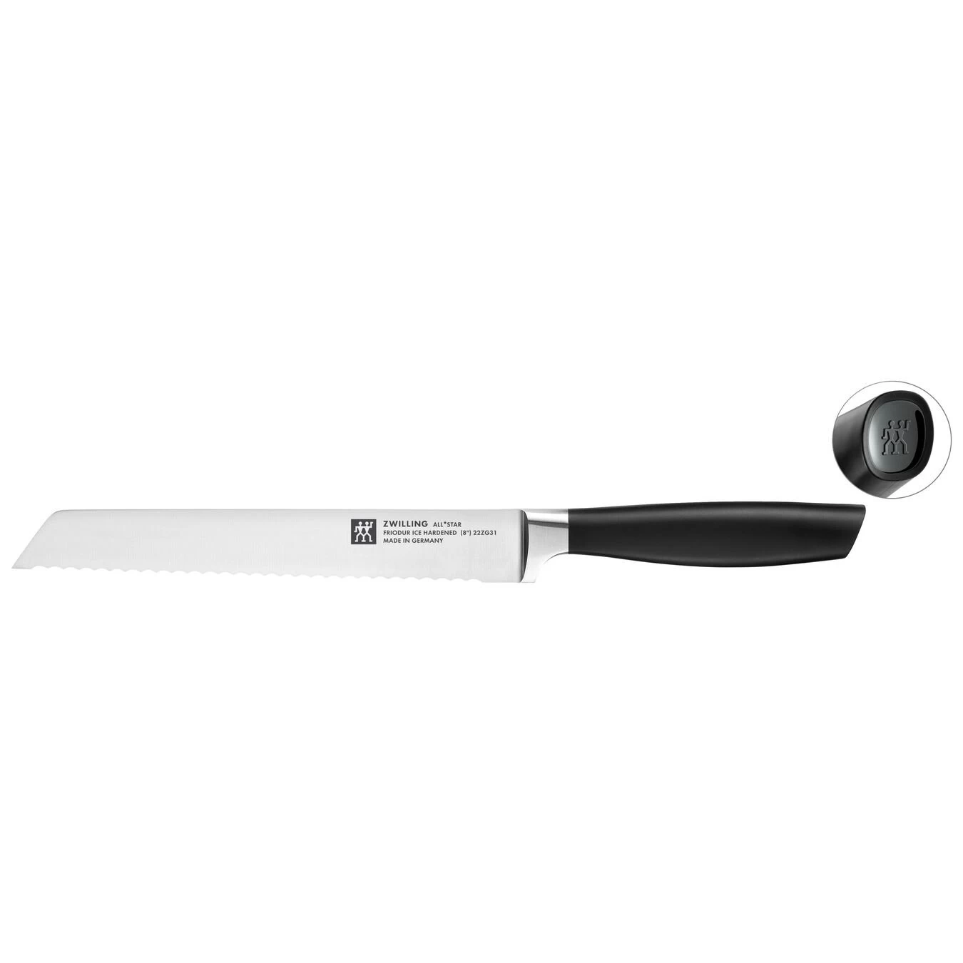 Zwilling Cuchillo Para Pan 20 Cm, Negro 3 Zwilling Cuchillo Para Pan 20 Cm, Negro