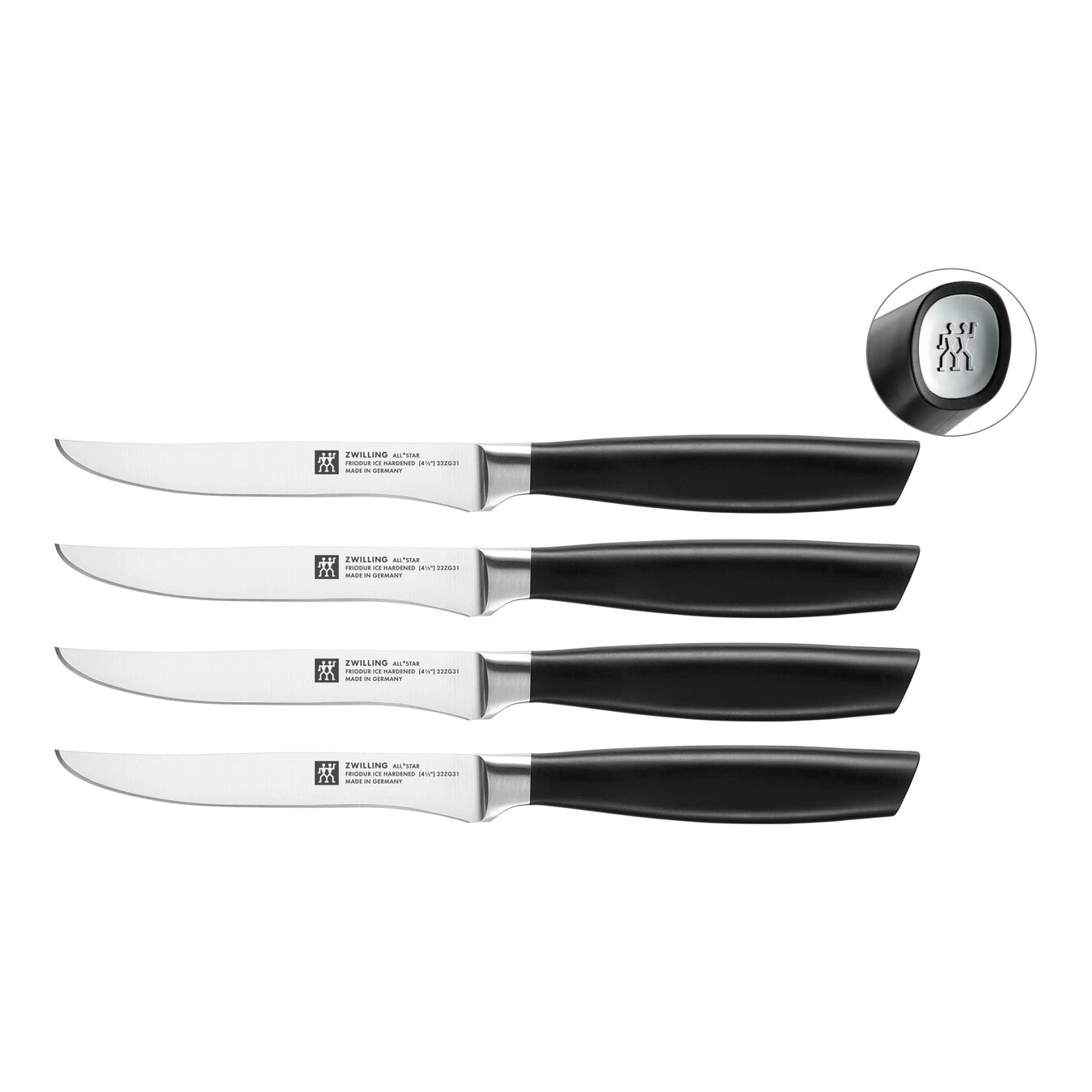 Zwilling Juego De Chuleteros 4-pzs, Plata 3 Zwilling Juego De Chuleteros 4-pzs, Plata