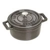Staub Mini Cocotte 10 Cm, Redondo, Gris Grafito, Hierro Fundido -Cocina Comercio 40500 106 0 1