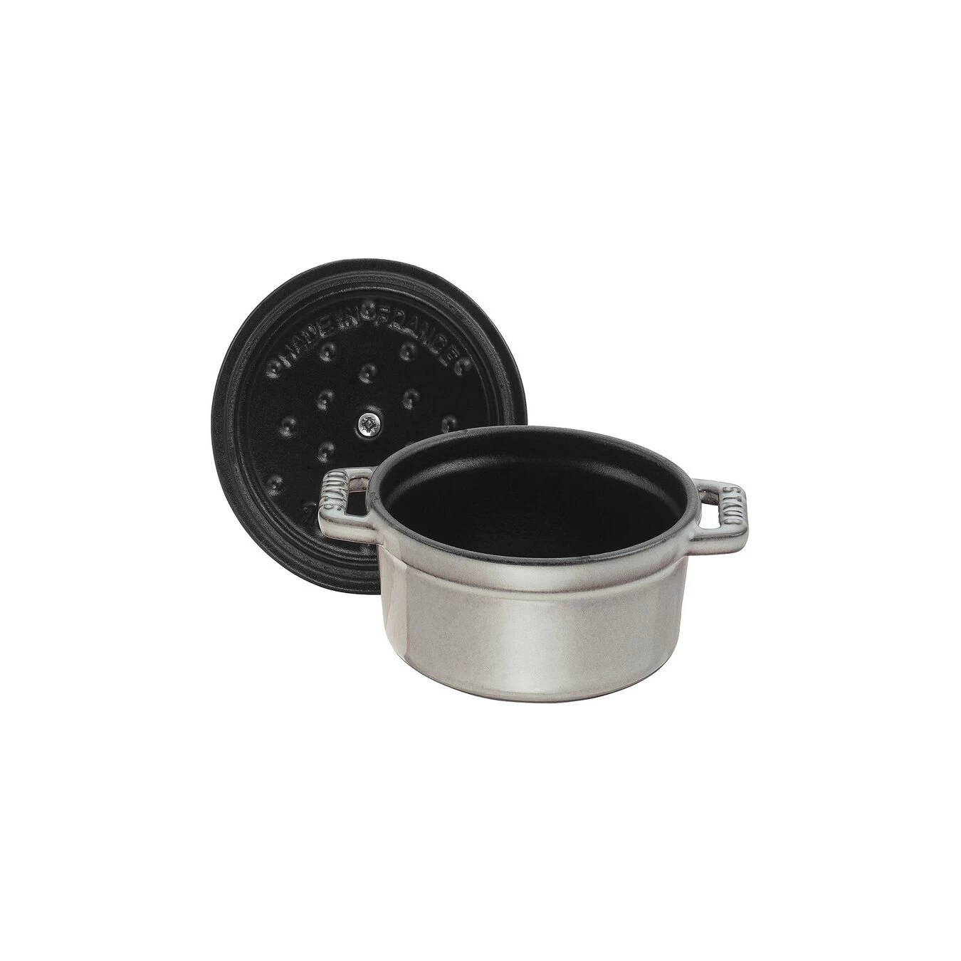 Staub Mini Cocotte 10 Cm, Redondo, Gris Grafito, Hierro Fundido 7 Staub Mini Cocotte 10 Cm, Redondo, Gris Grafito, Hierro Fundido - Imagen 5