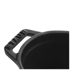 Staub Mini Cocotte 11 Cm, Ovalado, Negro, Hierro Fundido -Cocina Comercio 40500 111 0 4
