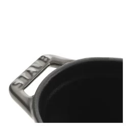 Staub Mini Cocotte 11 Cm, Ovalado, Gris Grafito, Hierro Fundido -Cocina Comercio 40500 116 0 3