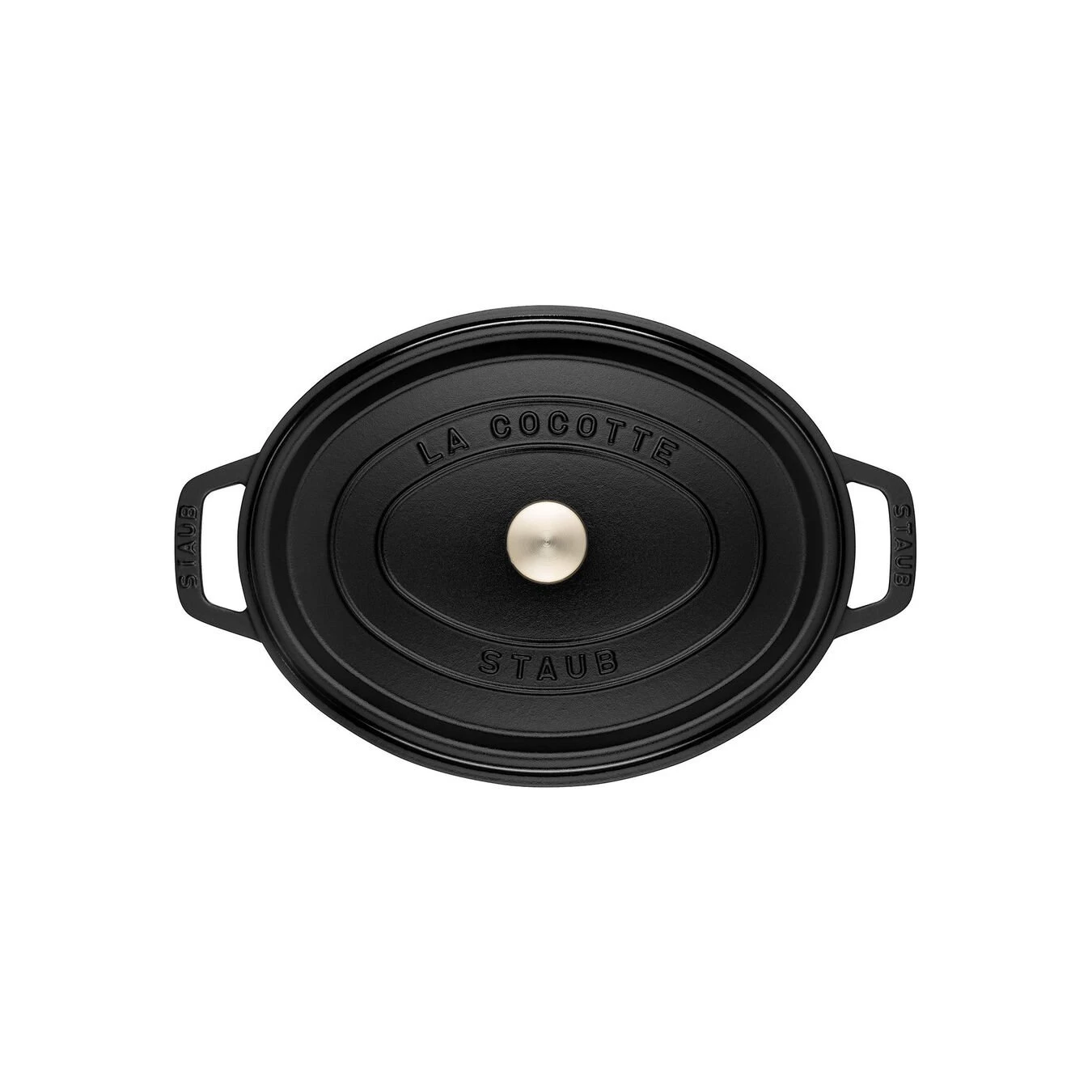 Staub Cocotte 33 Cm, Ovalado, Negro, Hierro Fundido 6 Staub Cocotte 33 Cm, Ovalado, Negro, Hierro Fundido - Imagen 4