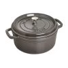 Staub Cocotte 18 Cm, Redondo, Gris Grafito, Hierro Fundido 2 Staub Cocotte 18 Cm, Redondo, Gris Grafito, Hierro Fundido -Cocina Comercio 40500 246 0 2