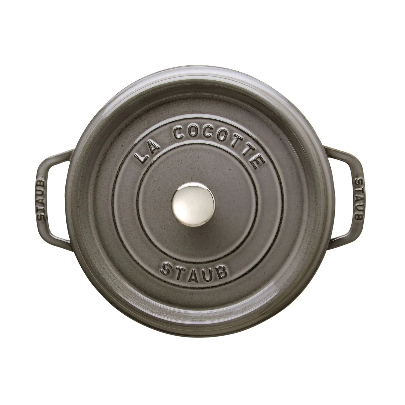 Staub Cocotte 24 Cm, Redondo, Gris Grafito, Hierro Fundido 4 Staub Cocotte 24 Cm, Redondo, Gris Grafito, Hierro Fundido - Imagen 2