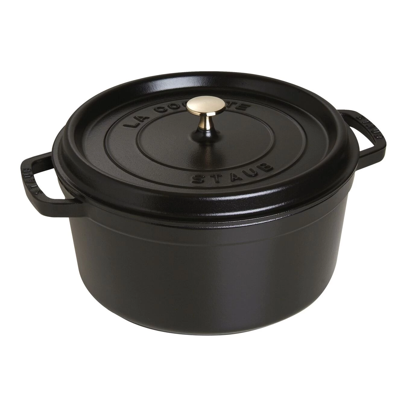 Staub Cocotte 28 Cm, Redondo, Negro, Hierro Fundido 3 Staub Cocotte 28 Cm, Redondo, Negro, Hierro Fundido