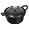 Staub La Coquette 12 Cm, Redondo, Negro 2 Staub La Coquette 12 Cm, Redondo, Negro -Cocina Comercio 40501 020 0 1