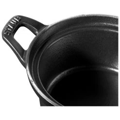 Staub La Coquette 12 Cm, Redondo, Negro 10 Staub La Coquette 12 Cm, Redondo, Negro -Cocina Comercio 40501 020 0 5
