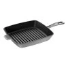 Staub Plancha Americana 26 X 26 Cm, Hierro Fundido, Gris Grafito -Cocina Comercio 40501 108 0 1
