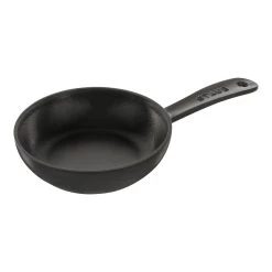 Staub Sartén 16 Cm, Hierro Fundido, Negro