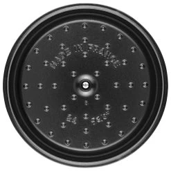 Staub Cocotte 24 Cm, Redondo, Blanco Trufa, Hierro Fundido -Cocina Comercio 40501 412 0 6