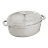 Staub Cocotte 29 Cm, Ovalado, Blanco Trufa, Hierro Fundido 2 Staub Cocotte 29 Cm, Ovalado, Blanco Trufa, Hierro Fundido -Cocina Comercio 40501415