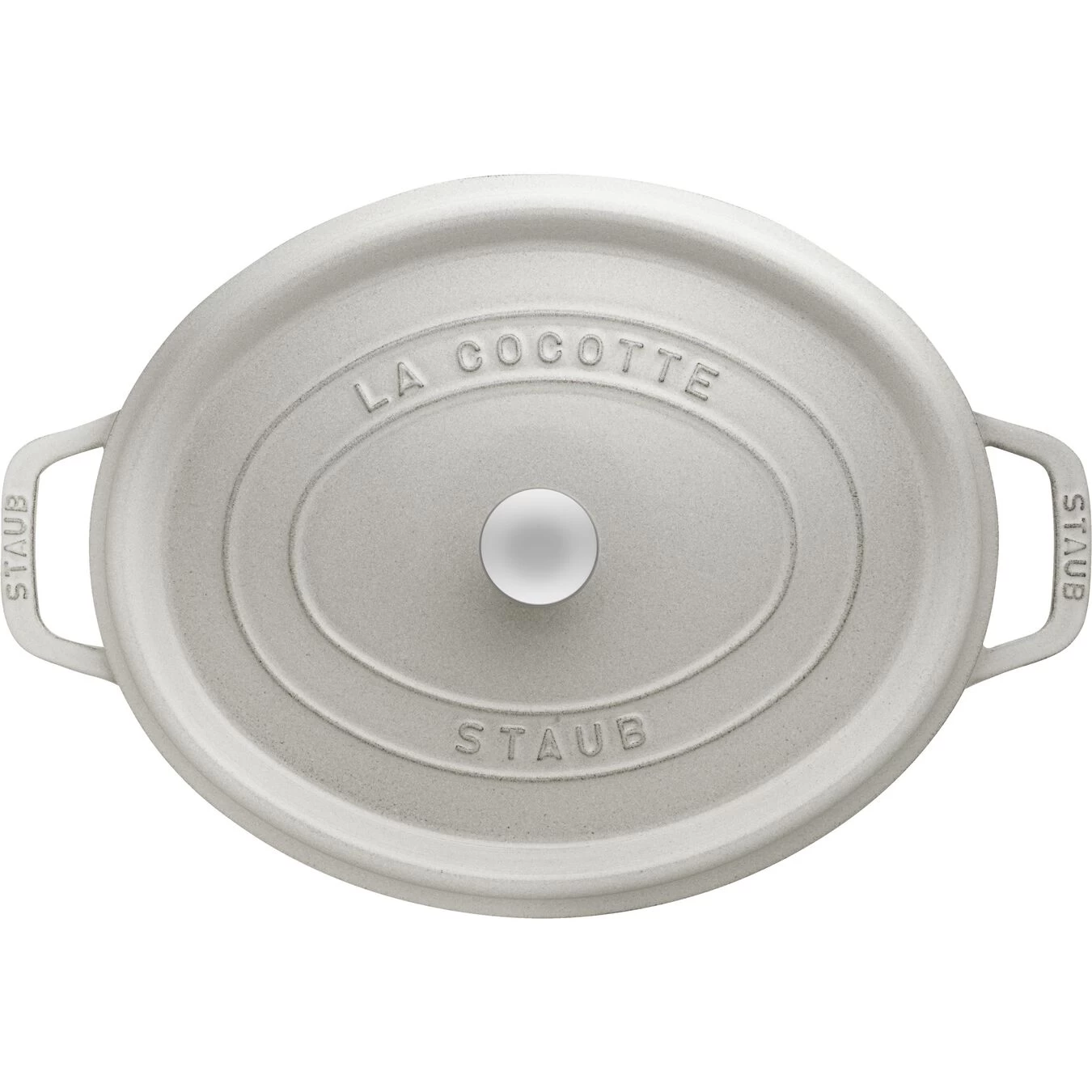 Staub Cocotte 29 Cm, Ovalado, Blanco Trufa, Hierro Fundido 5 Staub Cocotte 29 Cm, Ovalado, Blanco Trufa, Hierro Fundido - Imagen 3