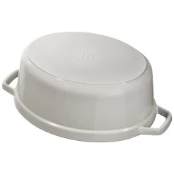 Staub Cocotte 31 Cm, Ovalado, Blanco Trufa, Hierro Fundido -Cocina Comercio 40501416 4