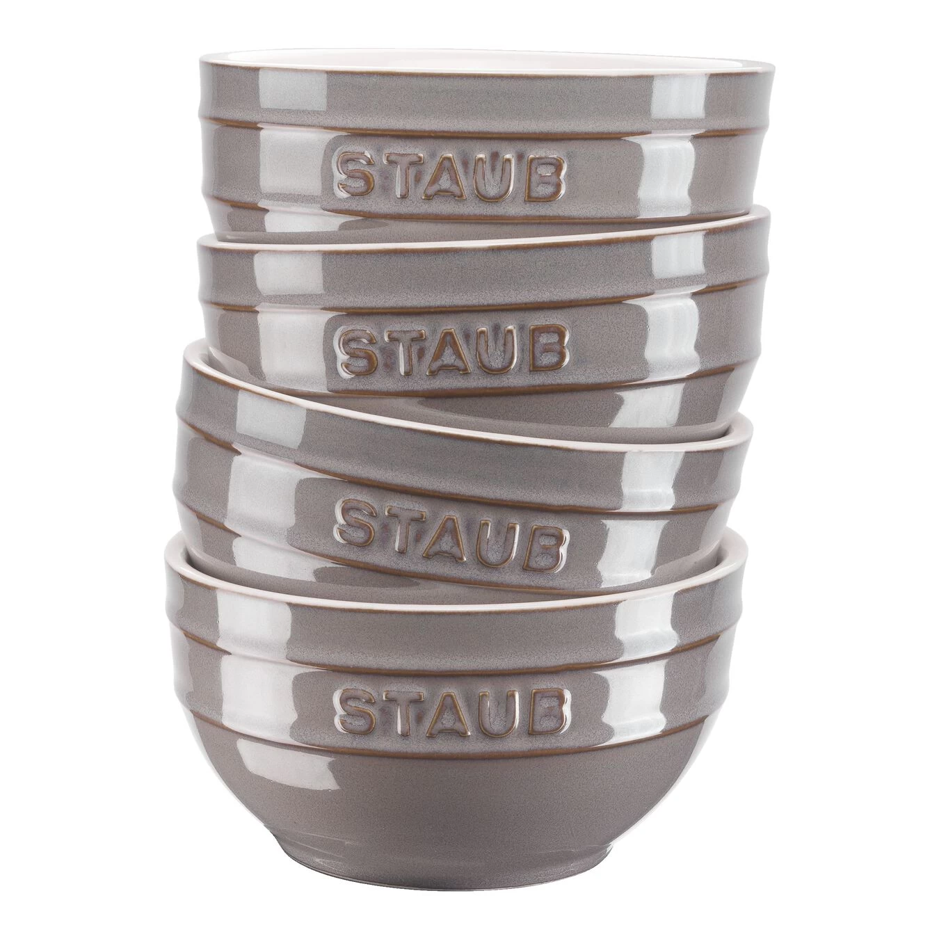 Staub Juego De Cuencos 4-pzs, Cerámica 3 Staub Juego De Cuencos 4-pzs, Cerámica