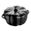 Staub Cocotte 12 Cm, Calabaza, Negro, Cerámica -Cocina Comercio 40508 548 0 1