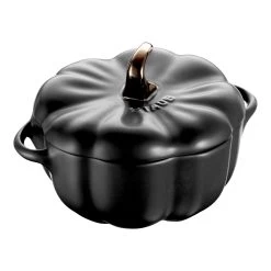 Staub Cocotte 12 Cm, Calabaza, Negro, Cerámica