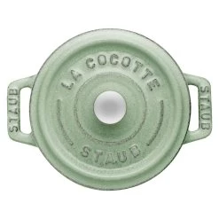 Staub Mini Cocotte 10 Cm, Redondo, Salvia, Hierro Fundido -Cocina Comercio 40508 702 3