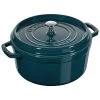 Staub Cocotte 26 Cm, Redondo, Verde Azulado-turquesa, Hierro Fundido -Cocina Comercio 40509 137 0 1