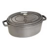 Staub Cocotte 33 Cm, Ovalado, Gris Grafito, Hierro Fundido -Cocina Comercio 40509 324 0 2