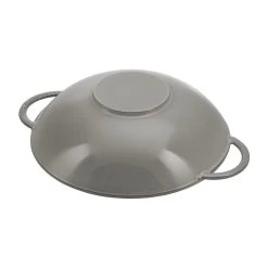 Staub Wok Con Tapa De Cristal 37 Cm, Hierro Fundido, Gris Grafito -Cocina Comercio 40509 336 0 4