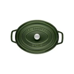 Staub Cocotte 33 Cm, Ovalado, Albahaca, Hierro Fundido -Cocina Comercio 40509 363 0 2