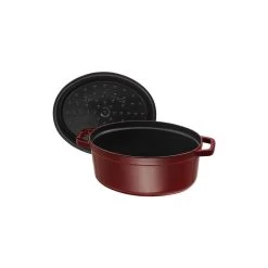 Staub Cocotte 33 Cm, Ovalado, Granadina, Hierro Fundido -Cocina Comercio 40509 364 0 5 1