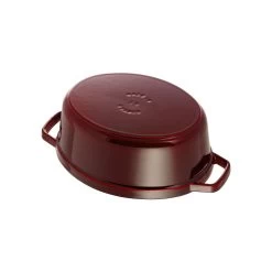 Staub Cocotte 33 Cm, Ovalado, Granadina, Hierro Fundido -Cocina Comercio 40509 364 0 6