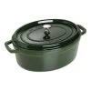 Staub Cocotte 31 Cm, Ovalado, Albahaca, Hierro Fundido -Cocina Comercio 40509 365 1