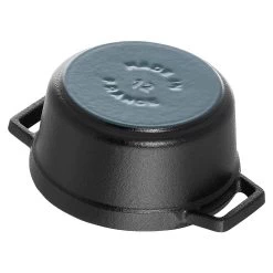 Staub Cocotte 12 Cm, Redondo, Negro, Hierro Fundido -Cocina Comercio 40509 471 0 000000884