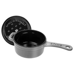 Staub Cazo 10 Cm, Hierro Fundido, Gris Grafito -Cocina Comercio 40509 536 0 6