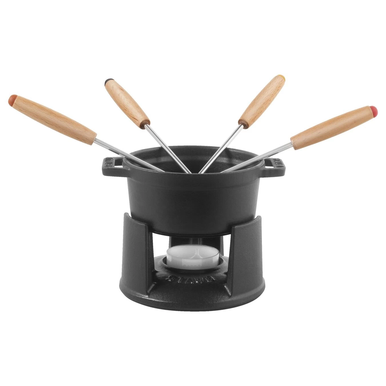 Staub Juego De Fondue 10 Cm, Negro 5 Staub Juego De Fondue 10 Cm, Negro - Imagen 3