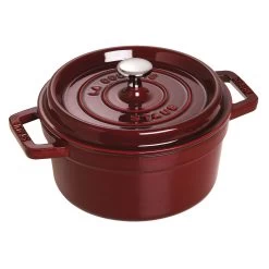 Staub Cocotte 22 Cm, Redondo, Granadina, Hierro Fundido