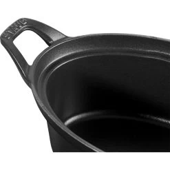 Staub La Coquette 23 Cm, Ovalado, Negro -Cocina Comercio 40509 707 0 4