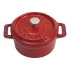 Staub Mini Cocotte 10 Cm, Redondo, Cereza, Hierro Fundido -Cocina Comercio 40509 799 0 1