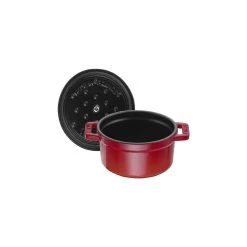 Staub Mini Cocotte 10 Cm, Redondo, Cereza, Hierro Fundido 12 Staub Mini Cocotte 10 Cm, Redondo, Cereza, Hierro Fundido -Cocina Comercio 40509 799 0 5