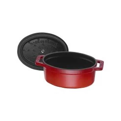 Staub Mini Cocotte 11 Cm, Ovalado, Cereza, Hierro Fundido -Cocina Comercio 40509 807 0 5
