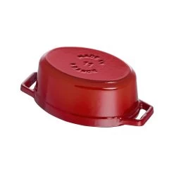 Staub Mini Cocotte 11 Cm, Ovalado, Cereza, Hierro Fundido -Cocina Comercio 40509 807 0 6