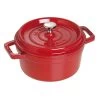 Staub Cocotte 20 Cm, Redondo, Cereza, Hierro Fundido -Cocina Comercio 40509 820 0 2