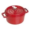 Staub Cocotte 22 Cm, Redondo, Cereza, Hierro Fundido -Cocina Comercio 40509 825 1