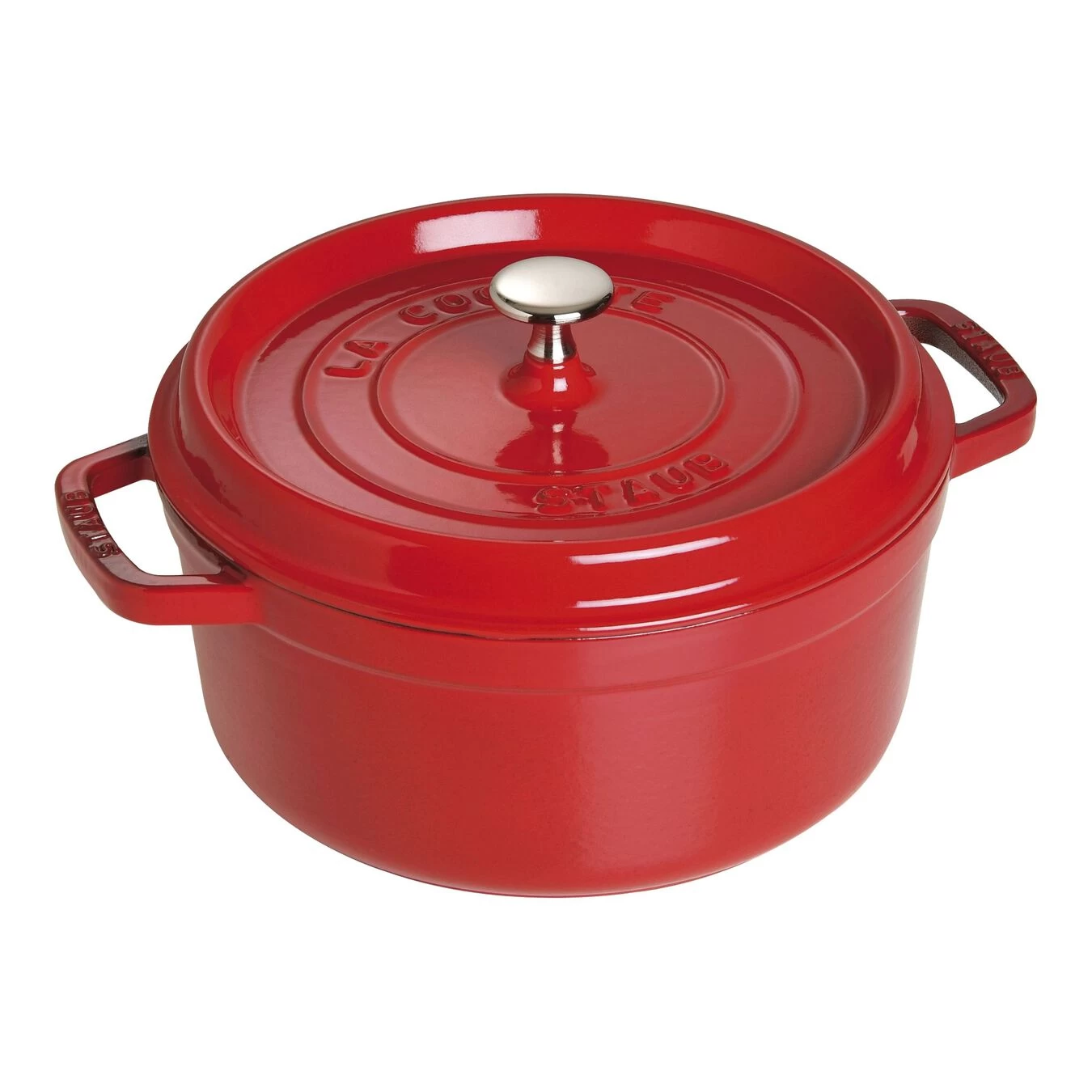 Staub Cocotte 26 Cm, Redondo, Cereza, Hierro Fundido 3 Staub Cocotte 26 Cm, Redondo, Cereza, Hierro Fundido