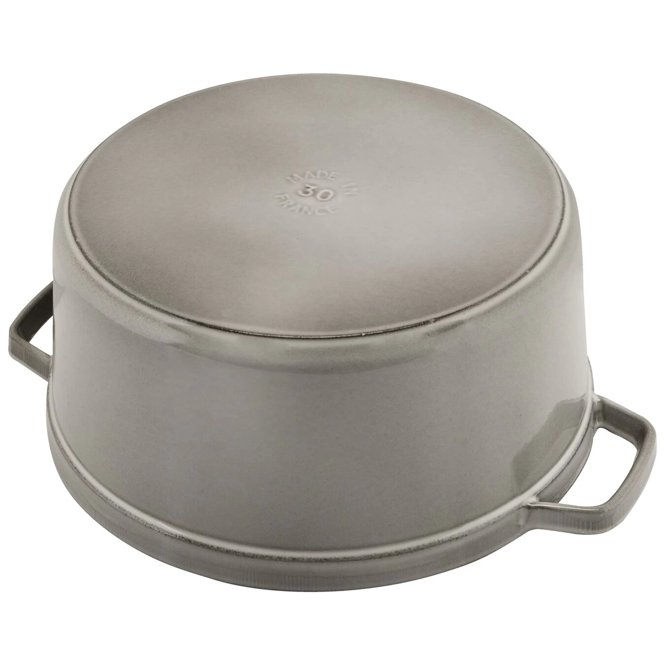 Staub Cocotte 30 Cm, Redondo, Gris Grafito, Hierro Fundido 6 Staub Cocotte 30 Cm, Redondo, Gris Grafito, Hierro Fundido - Imagen 4