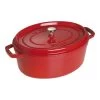 Staub Cocotte 33 Cm, Ovalado, Cereza, Hierro Fundido -Cocina Comercio 40509 872 0 1