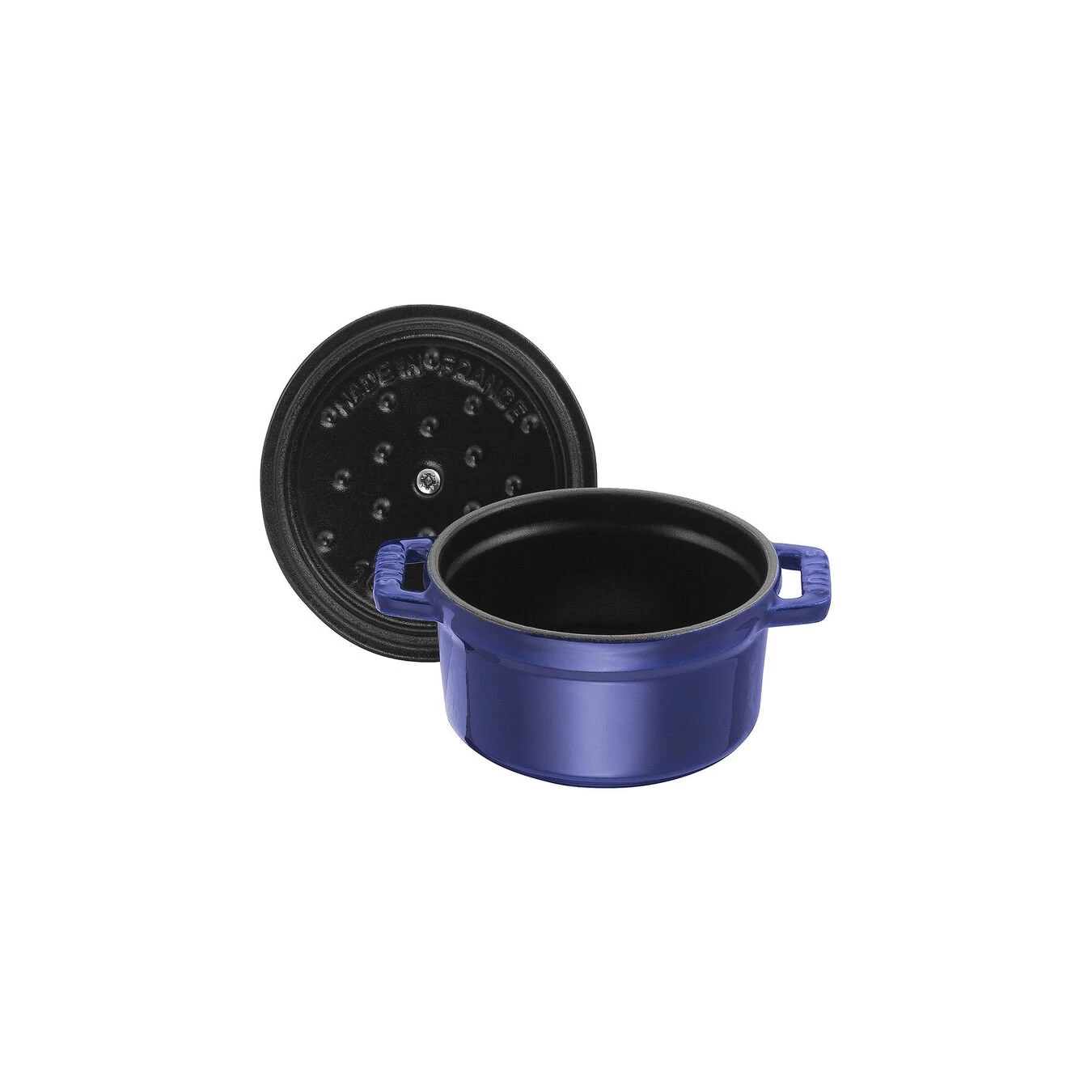 Staub Mini Cocotte 10 Cm, Redondo, Azul Oscuro, Hierro Fundido 6 Staub Mini Cocotte 10 Cm, Redondo, Azul Oscuro, Hierro Fundido - Imagen 4