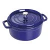Staub Cocotte 22 Cm, Redondo, Azul Oscuro, Hierro Fundido -Cocina Comercio 40510 283 0 3