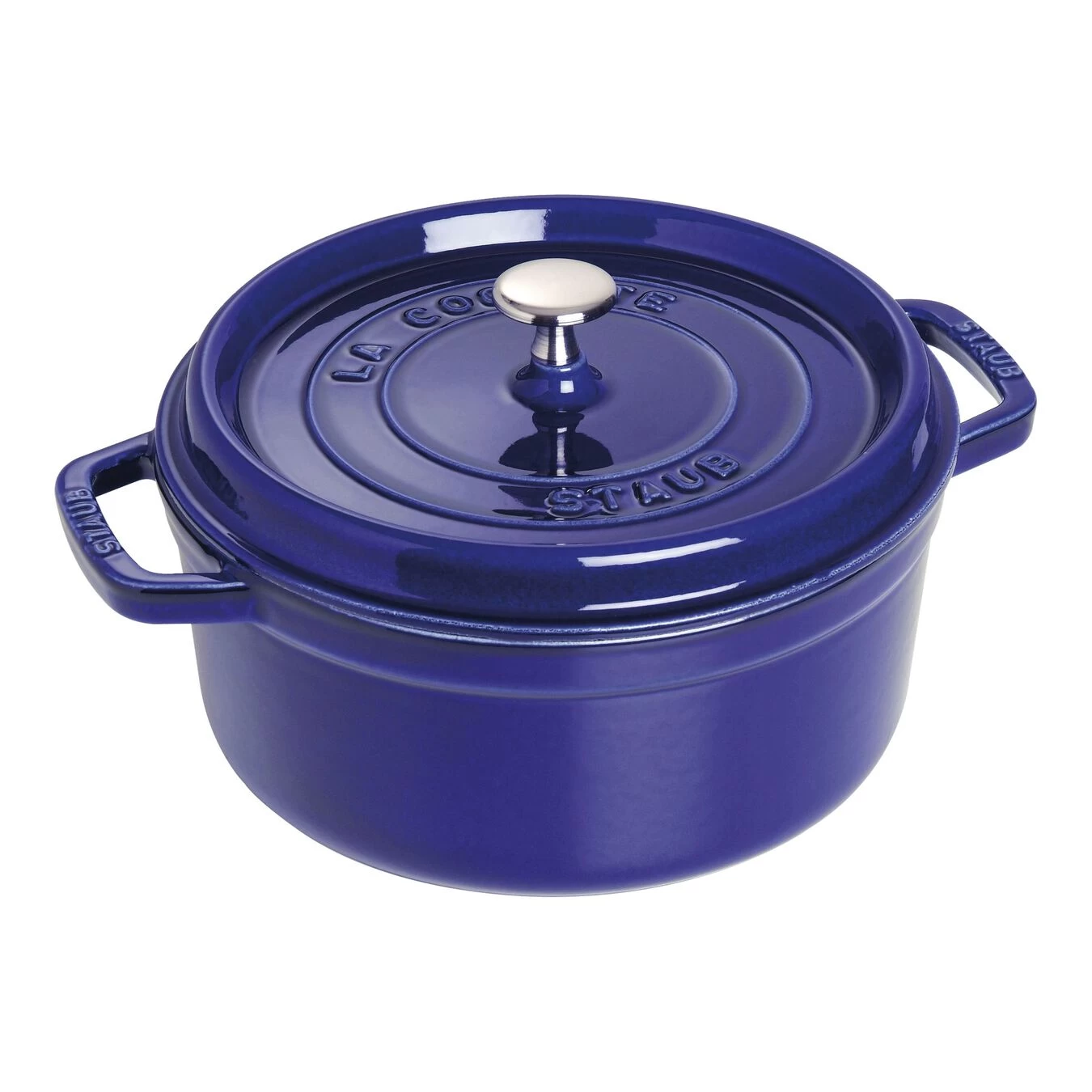 Staub Cocotte 22 Cm, Redondo, Azul Oscuro, Hierro Fundido 3 Staub Cocotte 22 Cm, Redondo, Azul Oscuro, Hierro Fundido