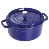 Staub Cocotte 26 Cm, Redondo, Azul Oscuro, Hierro Fundido -Cocina Comercio 40510 284 1